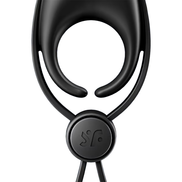 Adjustable dual-loop vibrating cock ring by Satisfyer