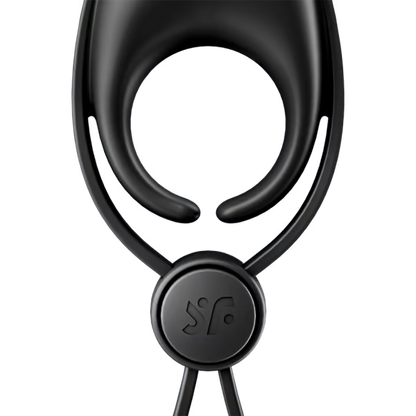Adjustable dual-loop vibrating cock ring by Satisfyer
