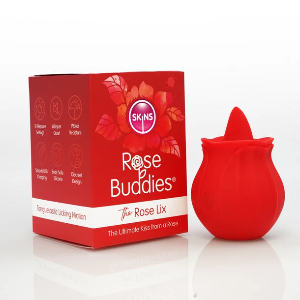 Skins Rose Buddies The Rose Lix Mini Tongue Vibrator