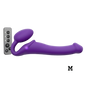 Strap On Me Vibrating Bendable Strap-On - Medium - Purple