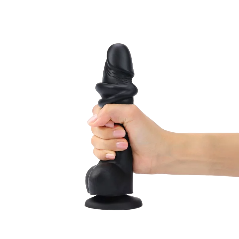 Strap On Me Sliding Skin Realistic Black Dildo – Dual Density Silicone dildo