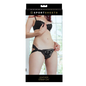 Sportsheets Leather Harness – adjustable black leather strap-on harness with O-ring and rear strap detail