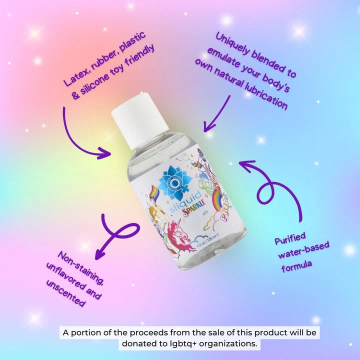 Sliquid Sparkle Pride Lube – 2oz / 4.2oz