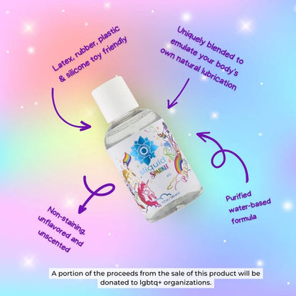 Sliquid Sparkle Pride Lube – 2oz / 4.2oz