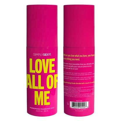 Simply Sexy Pheromone Body Mist – Love All of Me – 2 oz / 59 mL
