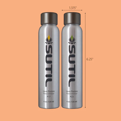 SUTIL Love Potion #23 Massage Oil – Botanical Aphrodisiac Blend – 4 oz / 120 mL