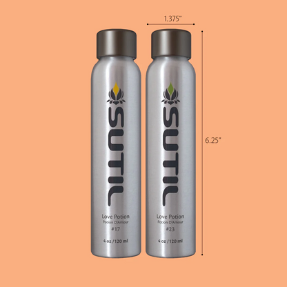 SUTIL Love Potion #17 Massage Oil – Botanical Aphrodisiac Blend – 4 oz / 120 mL