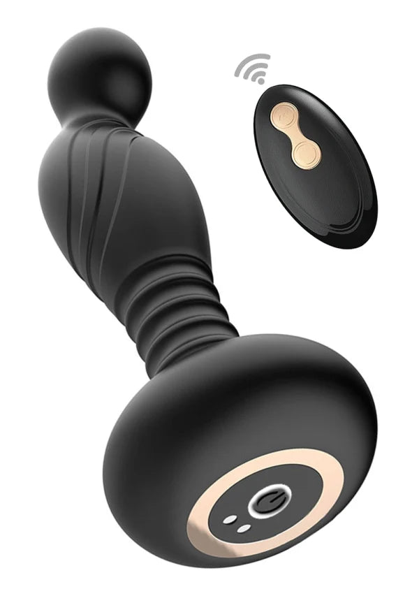 Ass-Sation Remote Vibrating P-Spot Plug