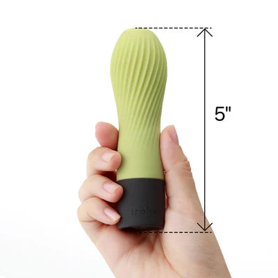 Iroha Zen vibrator with ridged soft-touch silicone body