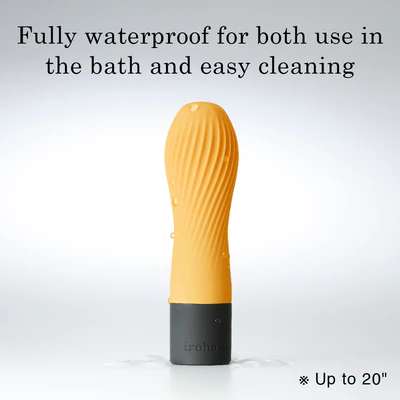 Iroha Zen vibrator with ridged soft-touch silicone body