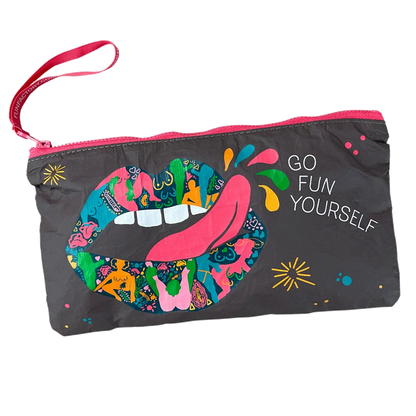 Fun Factory Limited Edition Toy Bag – Hygienic and artistic toy storage pouch with erotic illustrations