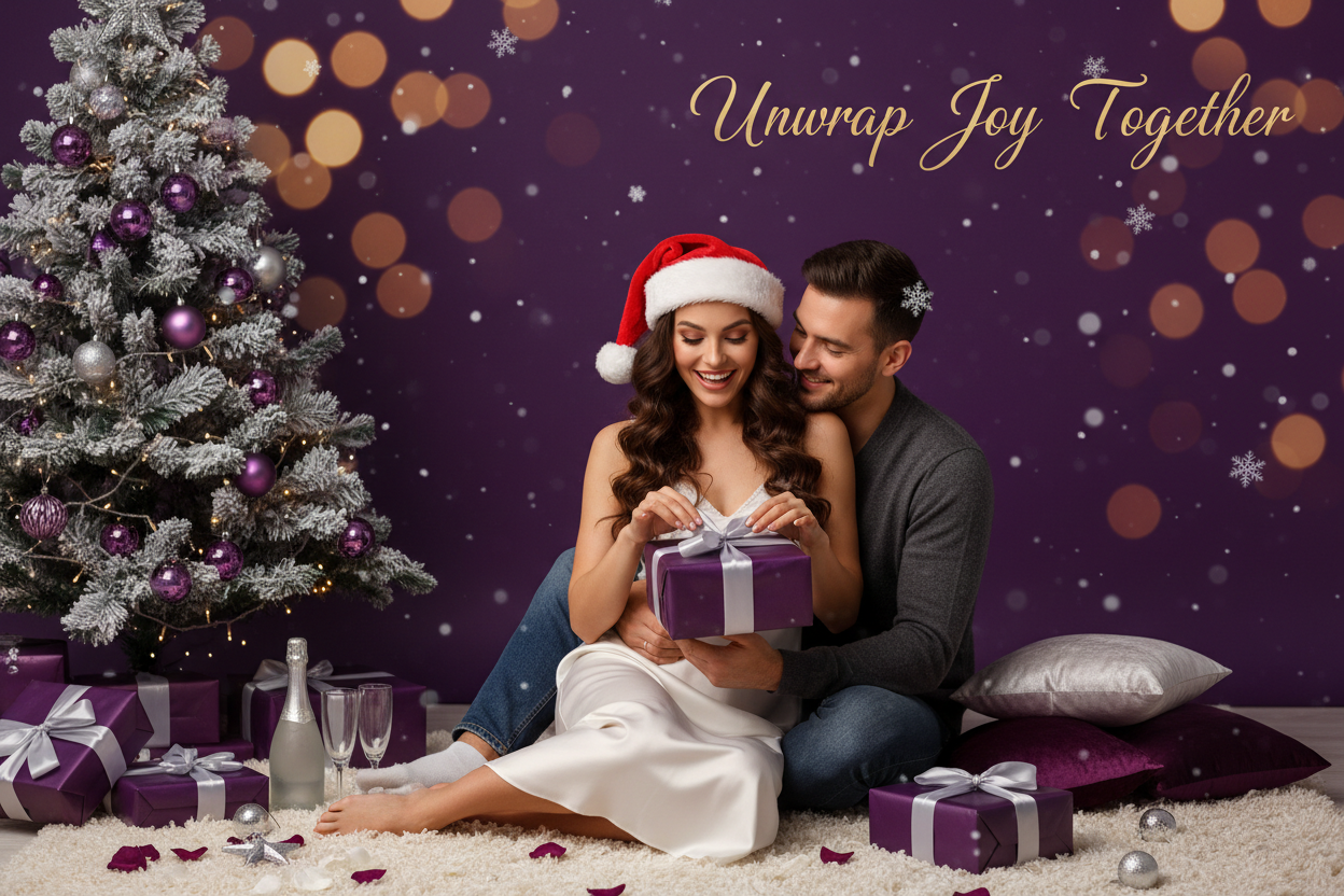 Unwrap Joy Together Banner - Floor Sitting