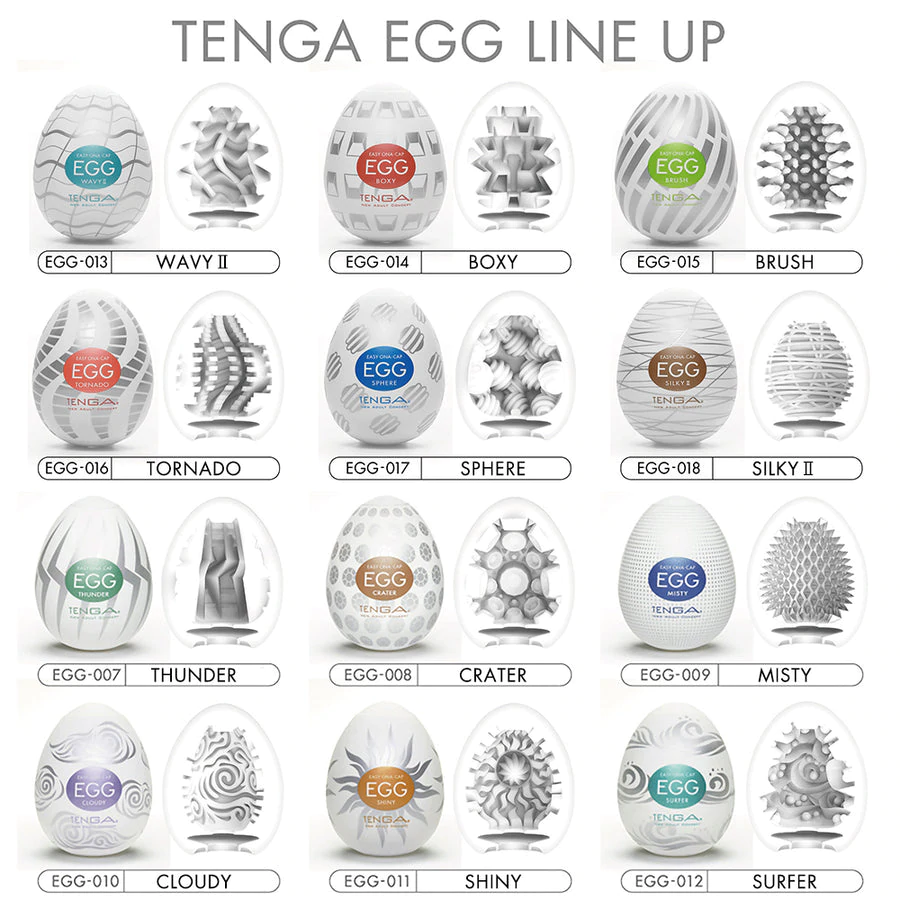 Tenga Egg Standard 6 pack  Variety Pack