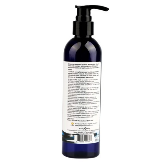 Earthly Body Waterslide Natural Personal Moisturizer Lube Bottle 