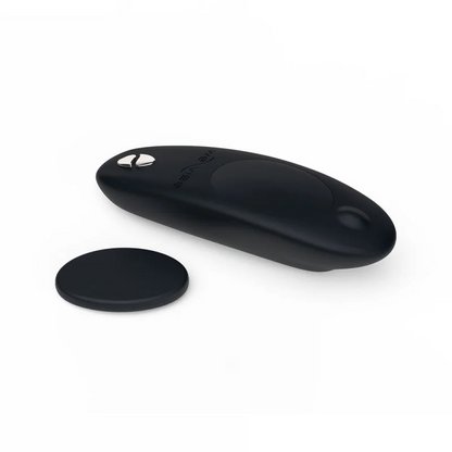 Black and acqua We-Vibe Moxie+ clitoral vibe with remote