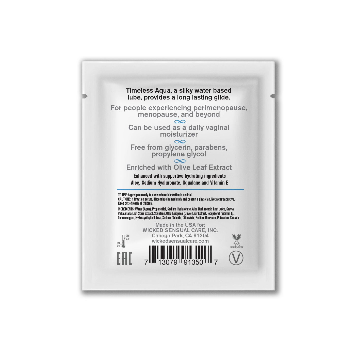 Wicked Simply Timeless Aqua Sachet - 0.2 oz / 6 ml
