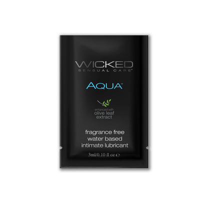 Wicked Aqua Lube Sachet - 3ml