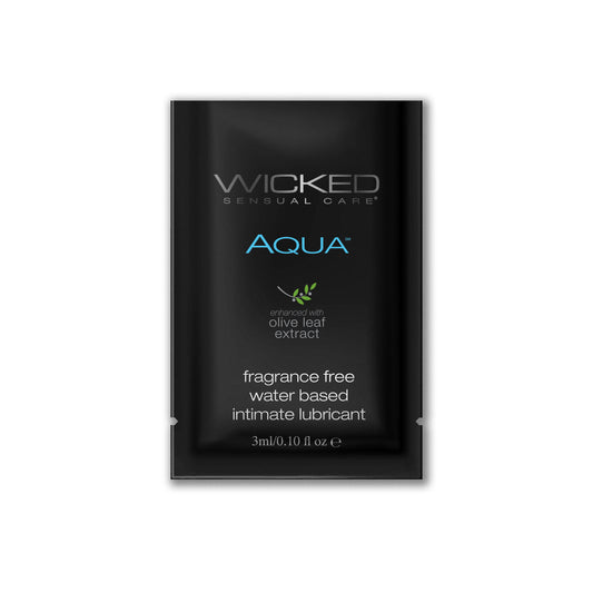Wicked Aqua Lube Sachet - 3ml