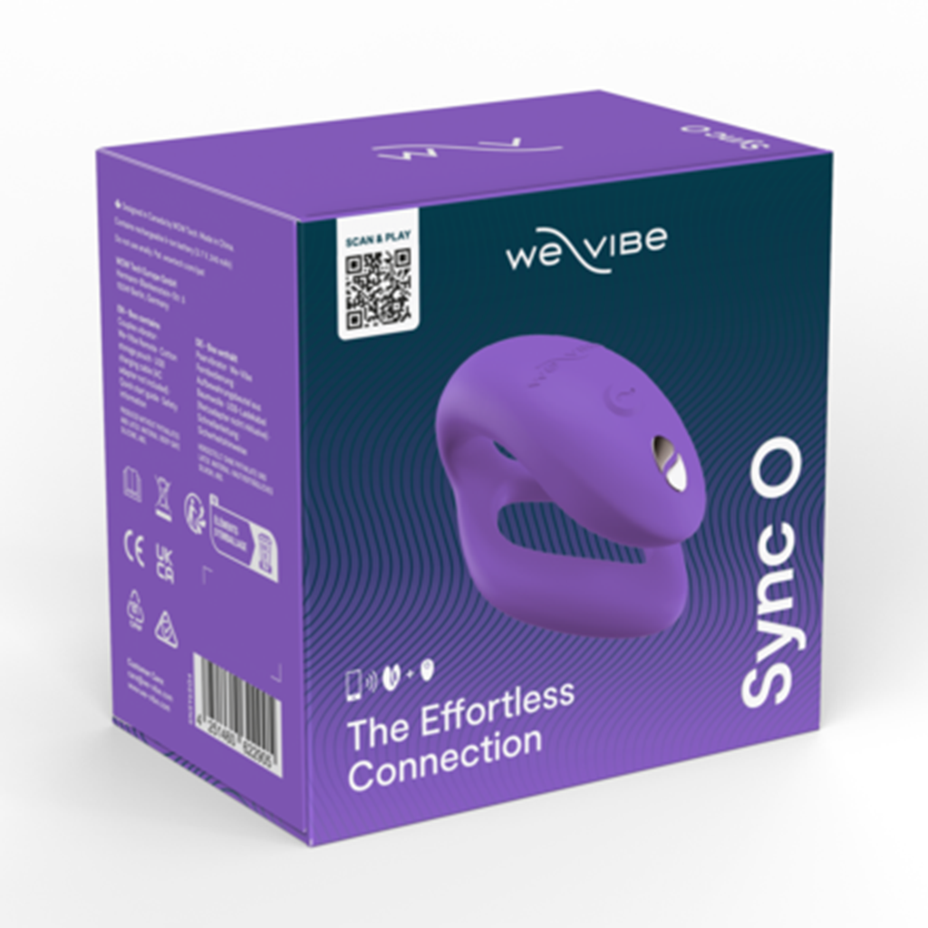 We-Vibe Sync O – Purple Adjustable Couples Vibrator with Remote and Storage Bag