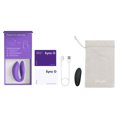 We-Vibe Sync O – Adjustable Couples Vibrator - Purple / Green