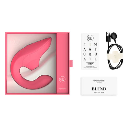 Womanizer Blend Vibrant dual stimulation rabbit vibrator – Pleasure Air technology