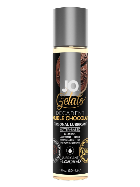System JO Gelato Decadent Double Chocolate Flavored  Lubricant 1 oz / 30 mL